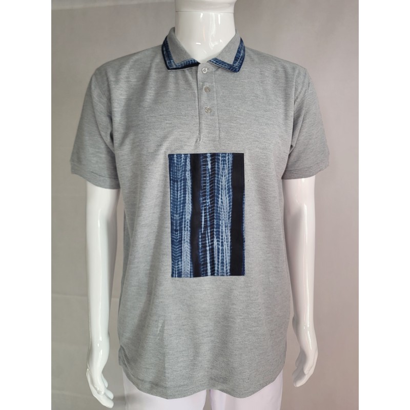 Polo africain artisanal homme | L’Atelier D’Assi