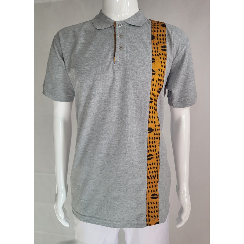Polo africain artisanal homme | L’Atelier D’Assi