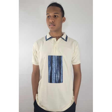 Polo africain artisanal homme | L’Atelier D’Assi