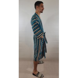 Kimono artisanal en tissu tissé de Burkina | L’Atelier D’Assi