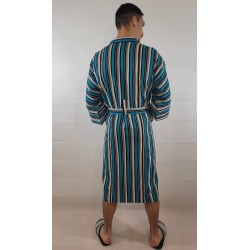 Kimono artisanal en tissu tissé de Burkina | L’Atelier D’Assi