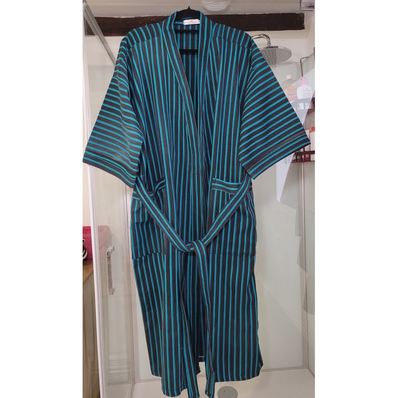 Kimono artisanal en tissu tissé de Burkina | L’Atelier D’Assi