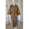 Kimono artisanal en tissu tissé de Burkina | L’Atelier D’Assi