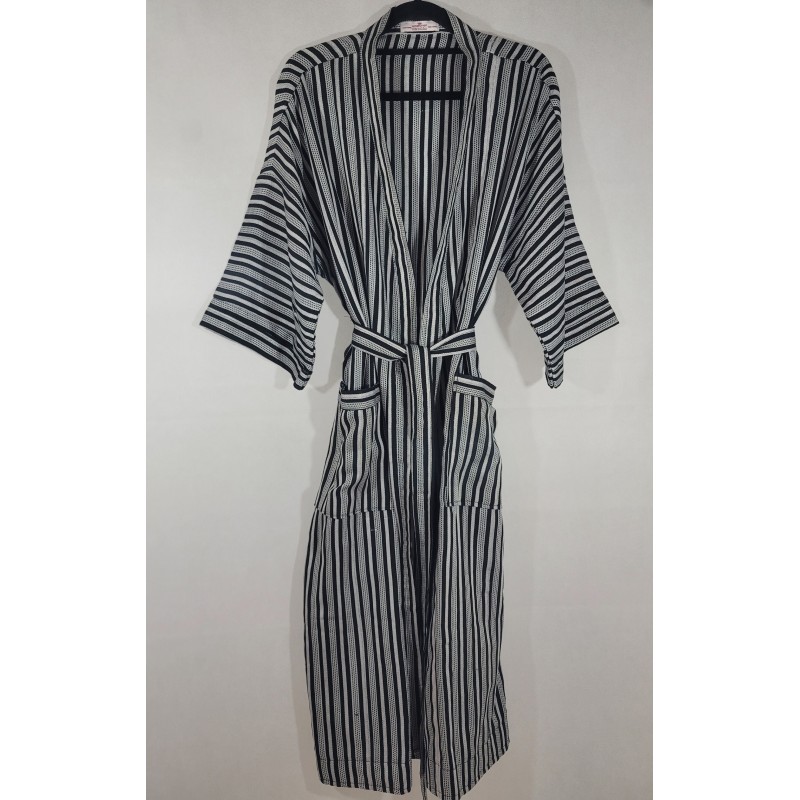 Kimono artisanal en tissu tissé de Guinée | L’Atelier D’Assi