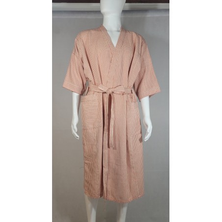 Kimono artisanal en tissu tissé de Guinée | L’Atelier D’Assi