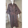 Kimono artisanal en tissu tissé de Guinée | L’Atelier D’Assi