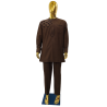 Tenue Macky Sall Chocolat Couture – Ensemble Africain Homme | Atelier D’ASSI