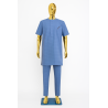 Tenue Macky Sall Bleu Carreaux | L’Atelier D’Assi