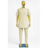 Tenue Macky Sall Beige Ivoire | L’Atelier D’Assi