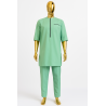 Tenue Macky Sall Vert Menthe | L’Atelier D’Assi