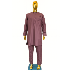 Deep Burgundy Macky Sall – Modern African Wear | A.D’Assi