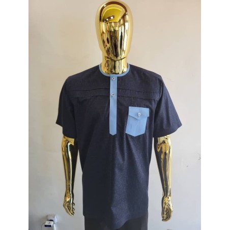 African Men’s Short-Sleeve Shirts – Signature Collection | Atelier D’Assi