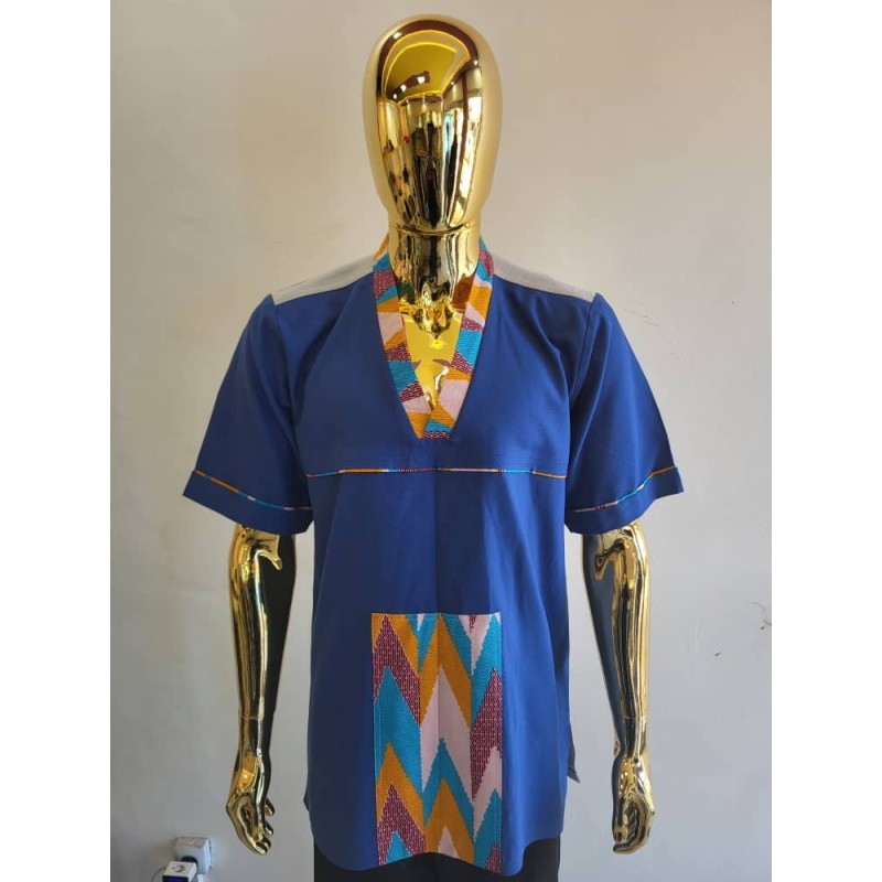 African Men’s Short-Sleeve Shirts – Signature Collection | Atelier D’Assi