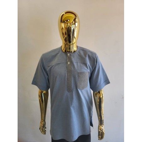 African Men’s Short-Sleeve Shirts – Signature Collection | Atelier D’Assi