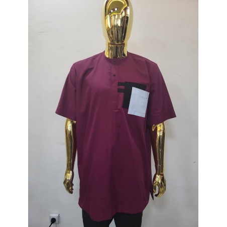 African Men’s Short-Sleeve Shirts – Signature Collection | Atelier D’Assi