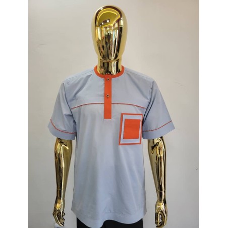 African Men’s Short-Sleeve Shirts – Signature Collection | Atelier D’Assi