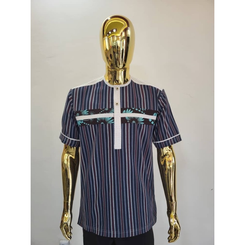 African Men’s Short-Sleeve Shirts – Signature Collection | Atelier D’Assi