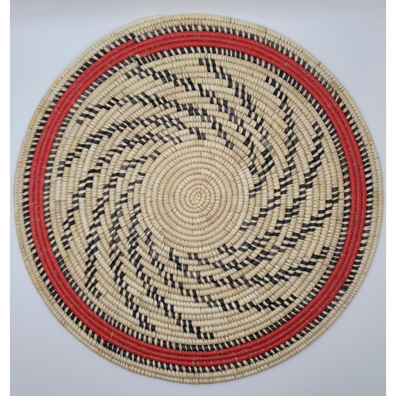 Guinean craftsmanship, Fouta, wall decoration, placemat, handmade, African décor, natural fibers, African art, Guinea Conakry