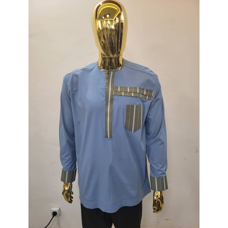 African Men’s Long-Sleeve Shirts – Signature Collection | Atelier D’Assi