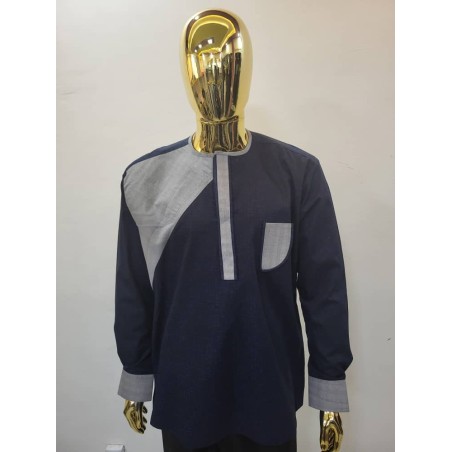 African Men’s Long-Sleeve Shirts – Signature Collection | Atelier D’Assi