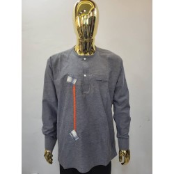 African Men’s Long-Sleeve Shirts – Signature Collection | Atelier D’Assi