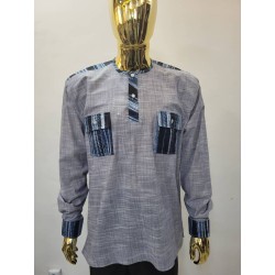 African Men’s Long-Sleeve Shirts – Signature Collection | Atelier D’Assi