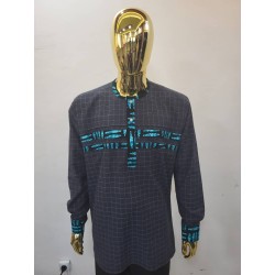African Men’s Long-Sleeve Shirts – Signature Collection | Atelier D’Assi