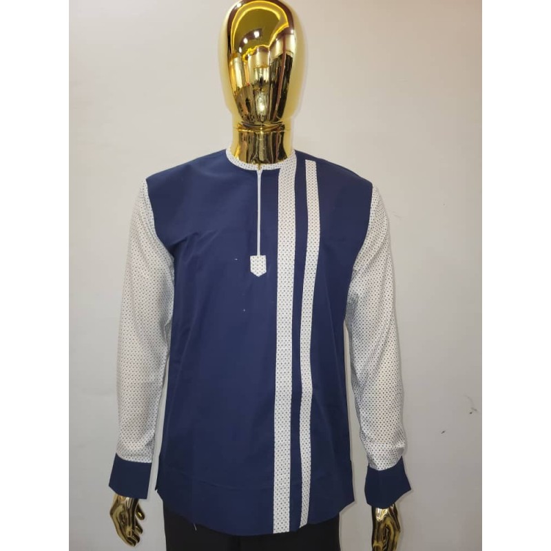 Chemises Africaines Homme Manches Longues – Signature | Atelier D’Assi