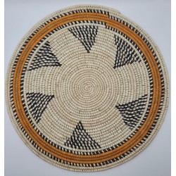 Guinean craftsmanship, Fouta, wall decoration, placemat, handmade, African décor, natural fibers, African art, Guinea Conakry