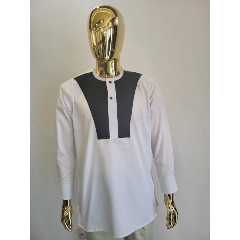 Chemises Africaines Homme Manches Longues – Signature | Atelier D’Assi