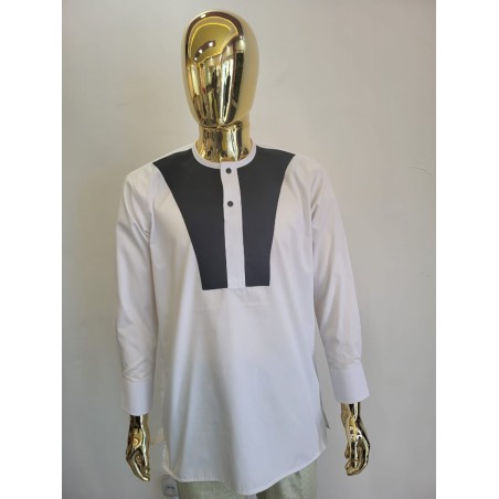 Chemises Africaines Homme Manches Longues – Signature | Atelier D’Assi