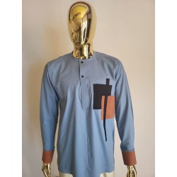 African Men’s Long-Sleeve Shirts – Signature Collection | Atelier D’Assi