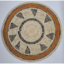 Guinean craftsmanship, Fouta, wall decoration, placemat, handmade, African décor, natural fibers, African art, Guinea Conakry