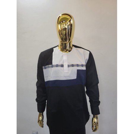 Chemises Africaines Homme Manches Longues – Signature | Atelier D’Assi