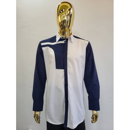 Chemises Africaines Homme Manches Longues – Signature | Atelier D’Assi