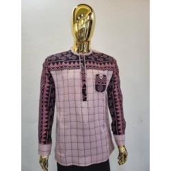 African Men’s Long-Sleeve Shirts – Signature Collection | Atelier D’Assi