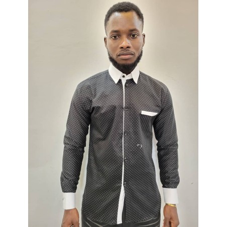 Chemises Africaines Homme Manches Longues – Signature | Atelier D’Assi