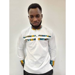 African Men’s Long-Sleeve Shirts – Signature Collection | Atelier D’Assi