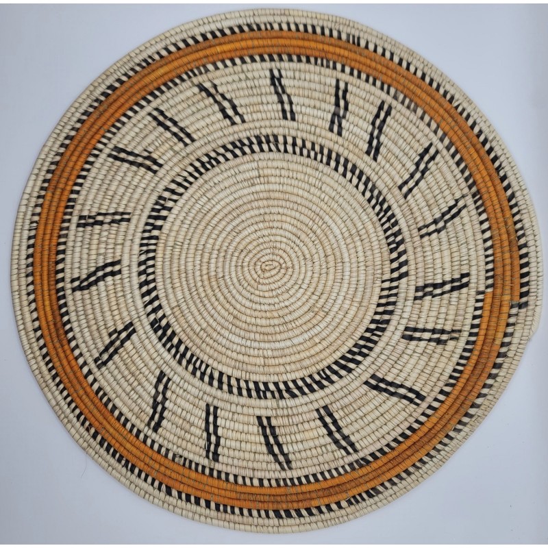 Guinean craftsmanship, Fouta, wall decoration, placemat, handmade, African décor, natural fibers, African art, Guinea Conakry