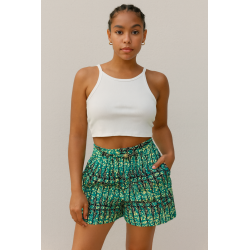 Handcrafted Wax Shorts – African Fashion – L’Atelier D’Assi