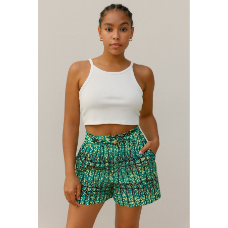 Shorts artisanaux en wax | L’Atelier D’Assi