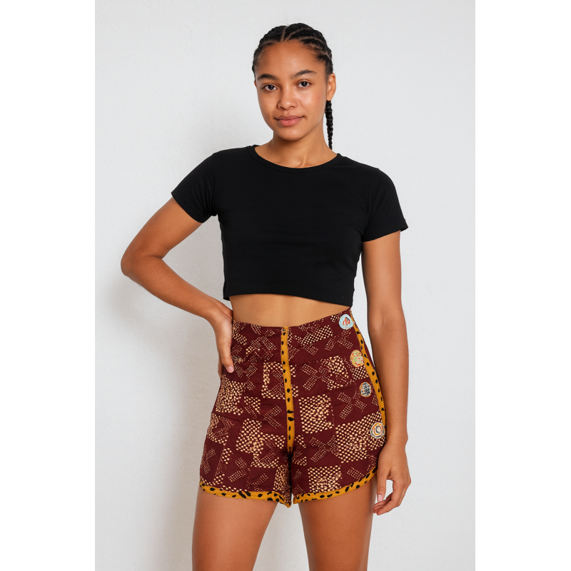 Handcrafted Wax Shorts – African Fashion – L’Atelier D’Assi