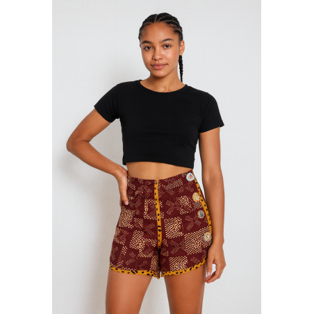 Shorts artisanaux en wax | L’Atelier D’Assi