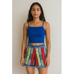 Handcrafted Wax Shorts – African Fashion – L’Atelier D’Assi