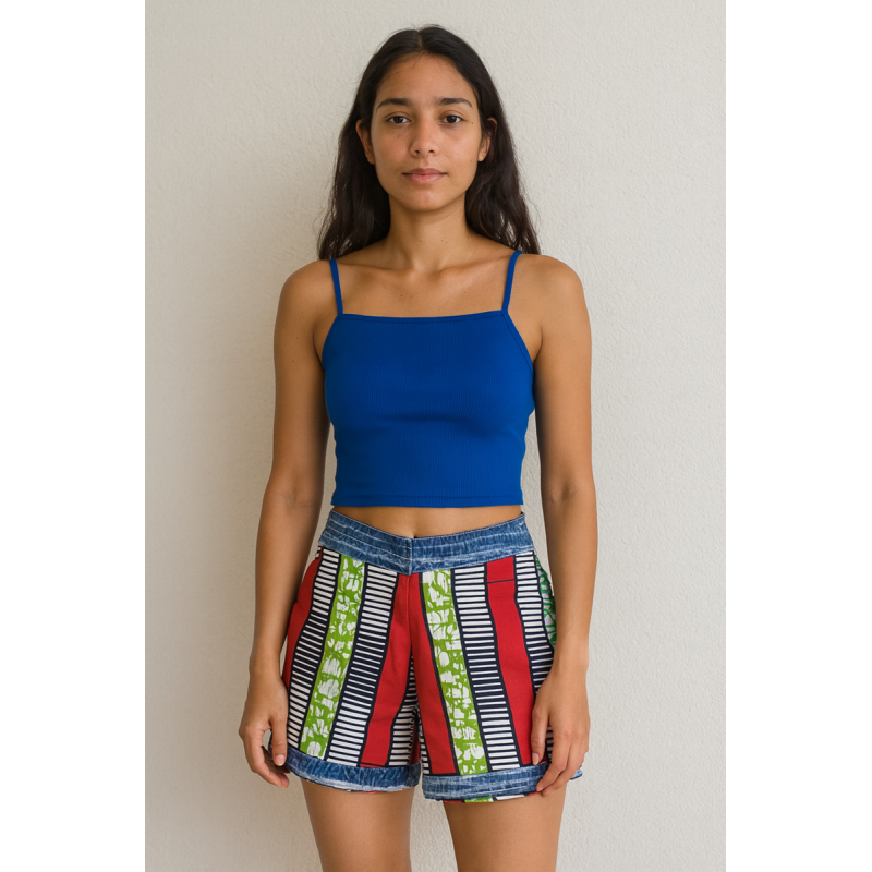 Handcrafted Wax Shorts – African Fashion – L’Atelier D’Assi